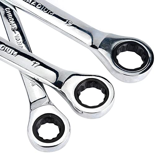 Amazon.co.jp: 両用ヘッド スパナ フレックスラチェットレンチ 8-24mm